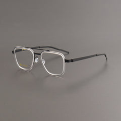 Teerayut Titanium Rectangle Glasses Frame