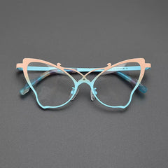 Belinda Cat Eyes Titanium Glasses Frame