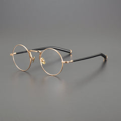 Kun Vintage Round Titanium Glasses Frame