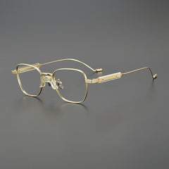 Obadiah Titanium Rectangle Glasses Frame