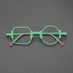 Jun Retro Titanium Glasses Frame