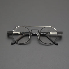 Naldo Pilot Titanium Glasses Frame