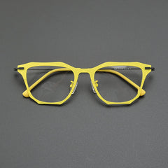 Makolm Square Titanium Glasses Frame