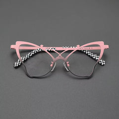 Belinda Cat Eyes Titanium Glasses Frame