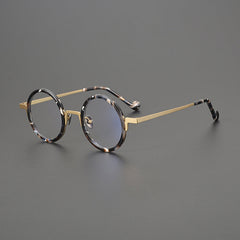 Kynon Titanium Acetate Round Glasses Frame