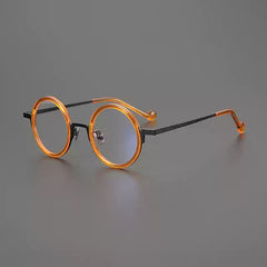 Kynon Titanium Acetate Round Glasses Frame