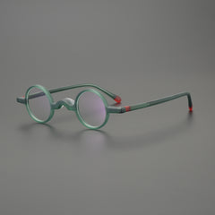 Faer Small Round Acetate Glasses Frame