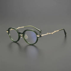 Plato Retro Oval Acetate Oversize Glasses Frame