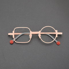 Jun Retro Titanium Glasses Frame