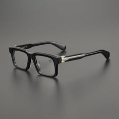 Ricardo Retro Rectangle Acetate Glasses Frame