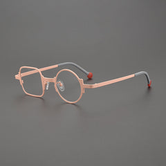 Jun Retro Titanium Glasses Frame