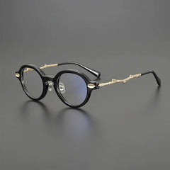 Plato Retro Oval Acetate Oversize Glasses Frame