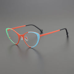 Ranya Cat Eyes Titanium Glasses Frame