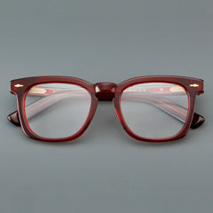 Taro Retro Square Acetate Glasses Frame