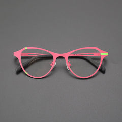 Nanci Cat Eyes Titanium Glasses Frame