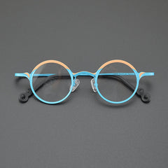 Nardo Titanium Round Glasses Frame