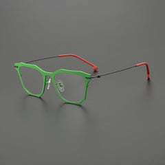 Makolm Square Titanium Glasses Frame