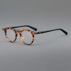 Ron Retro Round Acetate Glasses Frame