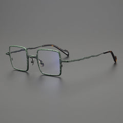 Vox Retro Square Titanium Eyeglasses Frame