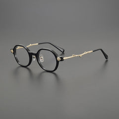 Fido Retro Round Acetate Oversize Glasses Frame