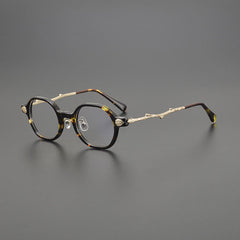 Fido Retro Round Acetate Oversize Glasses Frame