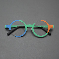 Altair Titanium Round Glasses Frame