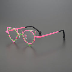 Leap Special Shaped Triangle Titanium Glasses Frame