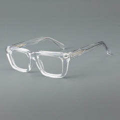 Sutton Retro Rectangle Acetate Glasses Frame