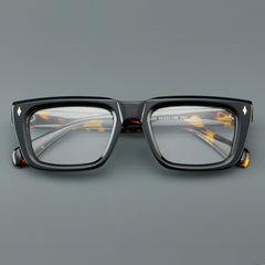 Sutton Retro Rectangle Acetate Glasses Frame