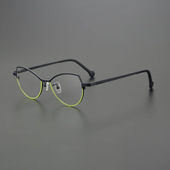 Janan Cat Eyes Titanium Glasses Frame