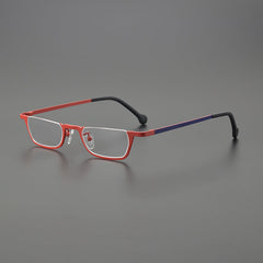 Lamond Retro Semi Titanium Glasses Frame