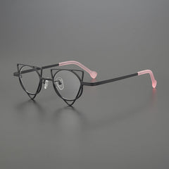 Leap Special Shaped Triangle Titanium Glasses Frame