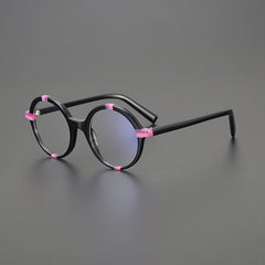 Oberon Acetate Round Retro Glasses Frame