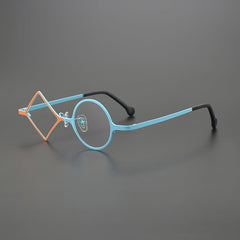 Harlon Titanium Geometric Glasses Frame