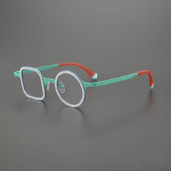 Fausto Titanium Acetate Glasses Frame