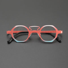 Rich Retro Titanium Optical Glasses Frame