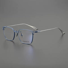 Ebrar Ultra Light Titanium Rectangle Glasses Frame