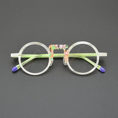 Ramiro Acetate Round Glasses Frame