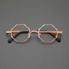 Saku Titanium Geometric Glasses Frame