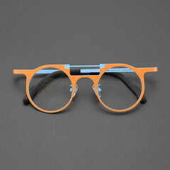 Eden Titanium Round Glasses Frame