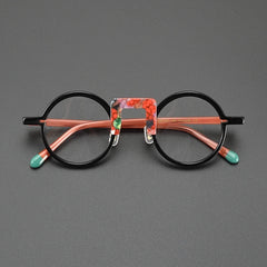 Ramiro Acetate Round Glasses Frame