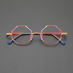 Saku Titanium Geometric Glasses Frame