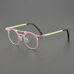 Eden Titanium Round Glasses Frame