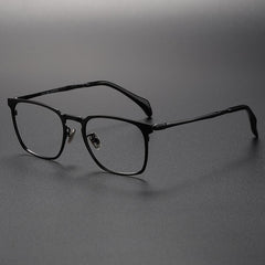 Mashup Titanium Rectangle Glasses Frame