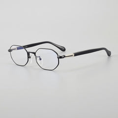 Matilda Titanium+Acetate Legs Rectangle Glasses Frame