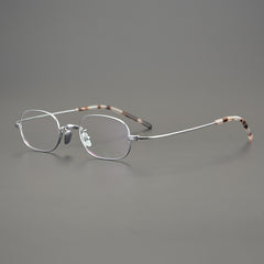 North Titanium Rectangle Glasses Frame