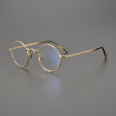 Porfirio Titanium Round Glasses Frame