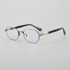 Matilda Titanium+Acetate Legs Rectangle Glasses Frame