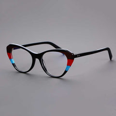 Peafowl Acetate Cat Eye Glasses Frame