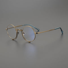 Porfirio Titanium Round Glasses Frame